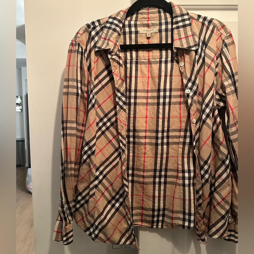 Authentic Burberry Blouse size Large